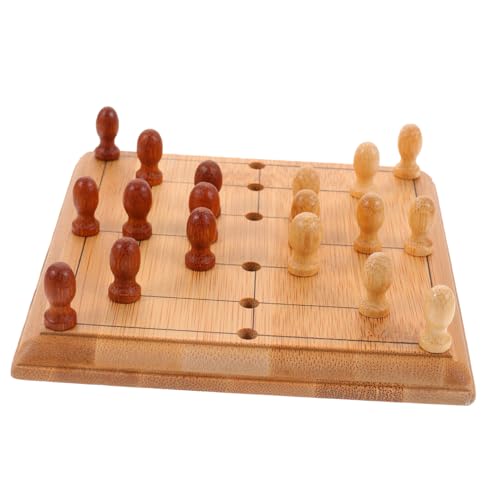 ZUNOXAZ Mini Bambus Schachspiel Tragbares Schachbrett mit Glatter Oberfläche und Abgerundeten Ecken Edukatives Strategiespiel für Erwachsene Fördert Denkvermögen und Kreativität ZUNOXAZ Mini Bambus Schachspiel Tragbares Schachbrett mit Glatter Oberfläche und Abgerundeten Ecken Edukatives Strategiespiel für Erwachsene Fördert Denkvermögen und Kreativität von ZUNOXAZ
