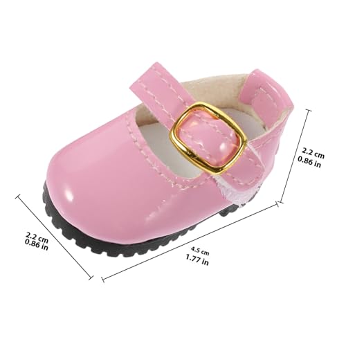 ZUNOXAZ Mini Bjd Puppenschuhe aus PU Leder Zartes Design Leichte Puppenkleidung Zubehör für Gelenkpuppe Puppenschuh Dekoration für Mädchen und Sammler ZUNOXAZ Mini Bjd Puppenschuhe aus PU Leder Zartes Design Leichte Puppenkleidung Zubehör für Gelenkpuppe Puppenschuh Dekoration für Mädchen und Sammler von ZUNOXAZ
