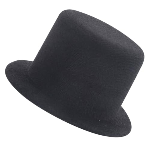 ZUNOXAZ Mini Filzhut Miniatur DIY Bastelhut für Puppen Haustiere und Schneemänner Leichter Schwarzer Kreativ für Kreative Dekoration und Foto Requisiten ZUNOXAZ Mini Filzhut Miniatur DIY Bastelhut für Puppen Haustiere und Schneemänner Leichter Schwarzer Kreativ für Kreative Dekoration und Foto Requisiten von ZUNOXAZ