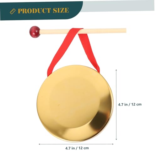 ZUNOXAZ Mini Kupfergong Handlicher Robuster Percussion Gong mit Aufhängeöse für Firmenfeiern Partys und Eröffnungen Traditionelles Chinesisches Musikinstrument ZUNOXAZ Mini Kupfergong Handlicher Robuster Percussion Gong mit Aufhängeöse für Firmenfeiern Partys und Eröffnungen Traditionelles Chinesisches Musikinstrument von ZUNOXAZ