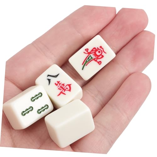 ZUNOXAZ Mini Mahjong Set Miniatur Mahjongspielsteine aus Robustem Material Tragbares Familienspiel für Zuhause Party und Reisen Fördert Logisches Denken und Hand Auge Koordination für ZUNOXAZ Mini Mahjong Set Miniatur Mahjongspielsteine aus Robustem Material Tragbares Familienspiel für Zuhause Party und Reisen Fördert Logisches Denken und Hand Auge Koordination für von ZUNOXAZ