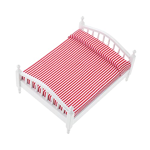 ZUNOXAZ Mini Möbel Doppelbett Puppenhausmöbel Puppenhausbett Miniatur-Möbelbett Mini-Hausverzierung Mini- -Ornament-Miniaturen Miniaturmöbel Miniaturhauszubehör Birkensperrholz ZUNOXAZ Mini Möbel Doppelbett Puppenhausmöbel Puppenhausbett Miniatur-Möbelbett Mini-Hausverzierung Mini- -Ornament-Miniaturen Miniaturmöbel Miniaturhauszubehör Birkensperrholz von ZUNOXAZ