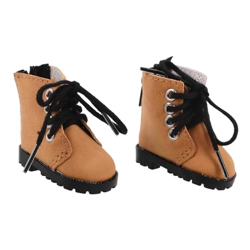 ZUNOXAZ Mini Puppenschuhe Bjd Puppenstiefel Modische Miniatur Stiefel für Puppenhaus Zubehör und Sammler ZUNOXAZ Mini Puppenschuhe Bjd Puppenstiefel Modische Miniatur Stiefel für Puppenhaus Zubehör und Sammler von ZUNOXAZ