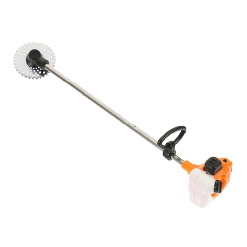 ZUNOXAZ Mini Rasenmäher Modell aus PVC Gartenwerkzeug für Puppenhäuser Dekoratives Zubehör für Landschaften für Kreative DIY Projekte von ZUNOXAZ