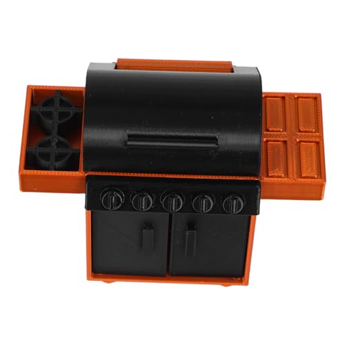 ZUNOXAZ Miniatur BBQ Grill Modell für Puppenhaus Realistisches Camping Grill Rack Detailreiches Outdoor Grillspielzeug Miniatur Barbecue Zubehör für DIY Dekoration von ZUNOXAZ