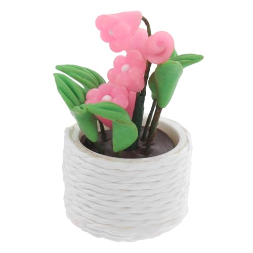 ZUNOXAZ Miniatur Bonsai Potted Plant Miniatur Dekoration für Puppenhaus Mini Künstliche Pflanzen aus Keramik von ZUNOXAZ