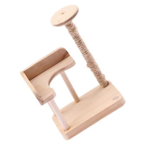 ZUNOXAZ Miniatur Holz Katzen klettergerüst Puppenhausmöbel Rustikal Kompakt Für Puppenstube Deko Modell Kreativ Geschenk von ZUNOXAZ