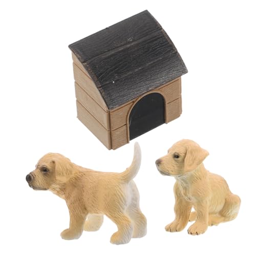ZUNOXAZ Miniatur Hundehütte Spielset mit Realistischen Welpenfiguren Vielseitiges DIY Puppenhaus Zubehör für Haustier Feengarten Dekoration Einzigartiges Design für Kleine Spielwelten ZUNOXAZ Miniatur Hundehütte Spielset mit Realistischen Welpenfiguren Vielseitiges DIY Puppenhaus Zubehör für Haustier Feengarten Dekoration Einzigartiges Design für Kleine Spielwelten von ZUNOXAZ