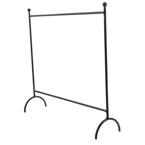 ZUNOXAZ Miniatur Kleiderständer für Puppen Metallischer Kleiderbügel für Puppenkleider Zubehör für Puppenhäuser Robustes Design Praktische Aufbewahrungslösung von ZUNOXAZ