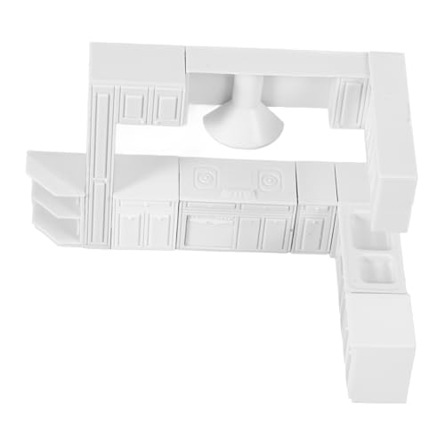 ZUNOXAZ Miniatur Küchenschrank mit Waschbecken und Herd Realistische Puppenhaus Möbel Glatte Oberfläche Vielseitig für Miniatur landschaften und Fotorequisiten ZUNOXAZ Miniatur Küchenschrank mit Waschbecken und Herd Realistische Puppenhaus Möbel Glatte Oberfläche Vielseitig für Miniatur landschaften und Fotorequisiten von ZUNOXAZ