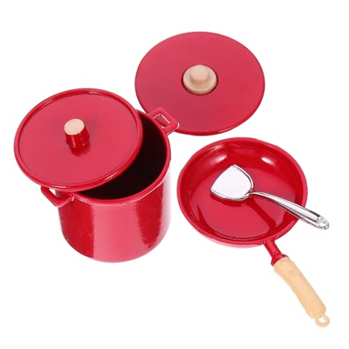 ZUNOXAZ Miniatur Küchenzubehör Set für Puppenhäuser Teiliges Kochgeschirr mit Hochtopf und Flachem Topf für DIY Puppenhaus Dekoration und Rollenspiele ZUNOXAZ Miniatur Küchenzubehör Set für Puppenhäuser Teiliges Kochgeschirr mit Hochtopf und Flachem Topf für DIY Puppenhaus Dekoration und Rollenspiele von ZUNOXAZ