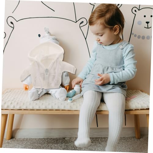 ZUNOXAZ Miniatur Puppenbekleidung Hoodie Weiß Doll Dress Up Kostüm Vielseitig Modisch Kreatives Spiel Zubehör für Puppenhaus Sammler Geschenk ZUNOXAZ Miniatur Puppenbekleidung Hoodie Weiß Doll Dress Up Kostüm Vielseitig Modisch Kreatives Spiel Zubehör für Puppenhaus Sammler Geschenk von ZUNOXAZ