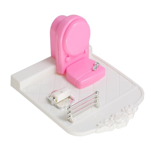 ZUNOXAZ Miniatur Toilettenmodell Puppenhaus Zubehör Detailgetreue Badezimmer Deko Kompakt Leicht Realistische Form Geeignet für Puppenhaus Miniaturwelten ZUNOXAZ Miniatur Toilettenmodell Puppenhaus Zubehör Detailgetreue Badezimmer Deko Kompakt Leicht Realistische Form Geeignet für Puppenhaus Miniaturwelten von ZUNOXAZ