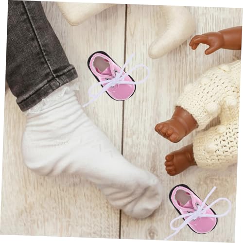 ZUNOXAZ Miniatur puppenschuhe Rosa Glänzende Lederschuhe Puppen DIY kostüm Zubehör für Baumwollpuppen Accessoire zur Puppenhausdekoration ZUNOXAZ Miniatur puppenschuhe Rosa Glänzende Lederschuhe Puppen DIY kostüm Zubehör für Baumwollpuppen Accessoire zur Puppenhausdekoration von ZUNOXAZ