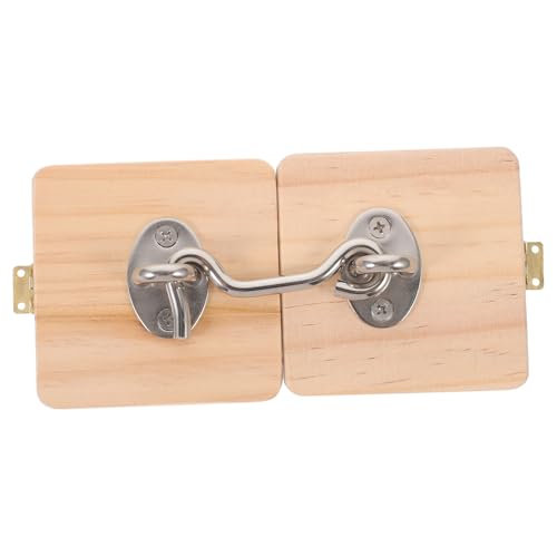 ZUNOXAZ Montessori Busy Board Tür Riegel aus Motorikspielzeug für Kleinkinder Fördert Hand Auge Koordination Logisches Kreatives Lernen Unbemalt Sensorisches Entwicklungsspielzeug von ZUNOXAZ