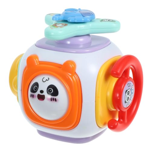 ZUNOXAZ Montessori Busy Cube aus Kunststoff für Junge Mädchen und Fördert Feinmotorik Hand Auge koordination und Kognitive Entwicklung Sicheres Reise Harte Kanten Vielseitiges Activity von ZUNOXAZ