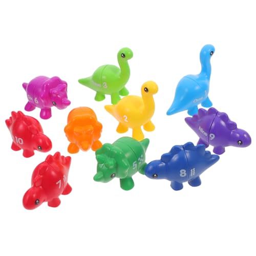 ZUNOXAZ Montessori Dinosaurier Lernspielzeug mit Zahlen Musterzuordnung für Vorschulkinder Förderndes Matching für Jungen und Mädchen Mit Tragetasche Leicht und Kreativ von ZUNOXAZ