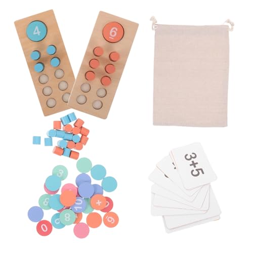 ZUNOXAZ Montessori Holz Zählrahmen mit Bunten Perlen Robustes Lernspielzeug für Vorschulkinder Interaktives Rechen und Zählspiel Addition und Subtraktion für Kindergarten und Homeschooling ZUNOXAZ Montessori Holz Zählrahmen mit Bunten Perlen Robustes Lernspielzeug für Vorschulkinder Interaktives Rechen und Zählspiel Addition und Subtraktion für Kindergarten und Homeschooling von ZUNOXAZ