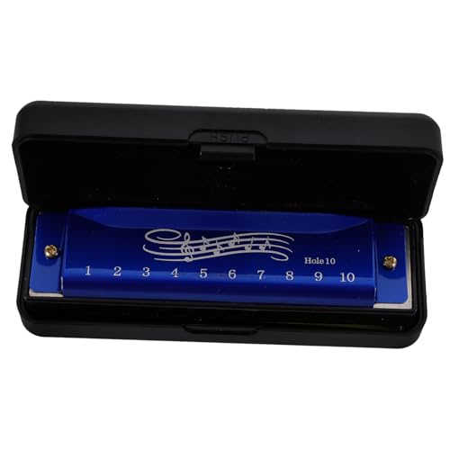 ZUNOXAZ Mundharmonika Musikinstrument für Anfänger Tragbare Kleine Mundharmonika Einfach Geeignet für Schüler Blau ZUNOXAZ Mundharmonika Musikinstrument für Anfänger Tragbare Kleine Mundharmonika Einfach Geeignet für Schüler Blau von ZUNOXAZ