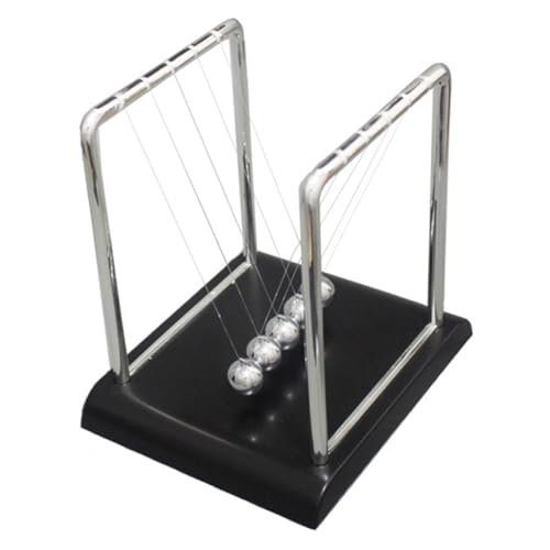 ZUNOXAZ Newton Balance Ball Dekoratives Ornament Einzigartiges Metall Schreibtischspielzeug Kreatives Handwerk Für Zuhause Und Büro Schreibtischdekoration Für Physikliebhaber von ZUNOXAZ