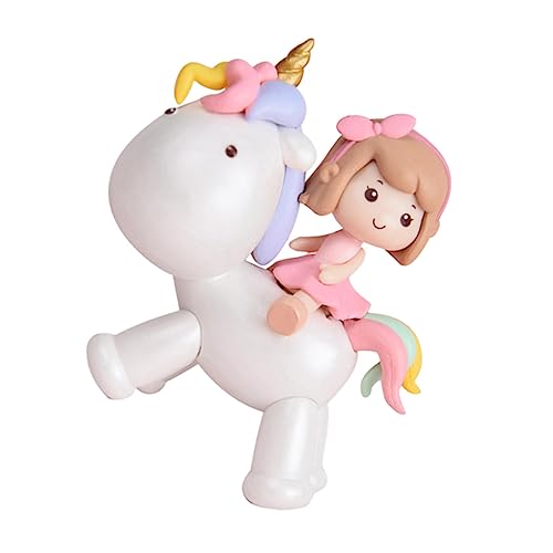 ZUNOXAZ Niedliche Einhorn Mädchen Tortendeko Kompakter Cake Topper Vielseitig als Fotorequisite und Miniatur Tischdekoration für Office Table Decor und Party Zubehör ZUNOXAZ Niedliche Einhorn Mädchen Tortendeko Kompakter Cake Topper Vielseitig als Fotorequisite und Miniatur Tischdekoration für Office Table Decor und Party Zubehör von ZUNOXAZ
