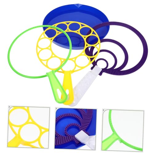 ZUNOXAZ Outdoor Bubble Blower Sichere Kunststoff Seifenblasenstäbe für Vielfältige Große und Kleine Blasen Langlebig und Kreativ Geeignet für Spiel und Gartenparty Zufällige Farbe von ZUNOXAZ
