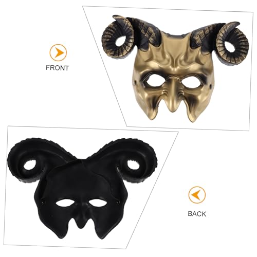 ZUNOXAZ Ox Horn Maske PU Material Leicht Verstellbar Komfortabel Karneval Party Cosplay Festival Kostüm Zubehör ZUNOXAZ Ox Horn Maske PU Material Leicht Verstellbar Komfortabel Karneval Party Cosplay Festival Kostüm Zubehör von ZUNOXAZ