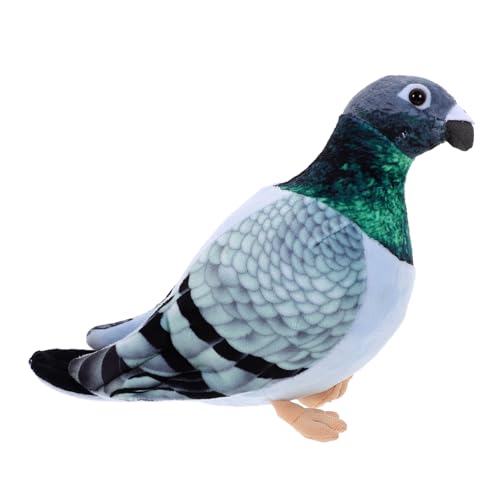 ZUNOXAZ Plüsch Friedenstaube Dekorative Pigeon Püppchen Weiches Kuscheltier für Büro Zuhause Realistische Taube im Karomuster Perfektes für Vogel ZUNOXAZ Plüsch Friedenstaube Dekorative Pigeon Püppchen Weiches Kuscheltier für Büro Zuhause Realistische Taube im Karomuster Perfektes für Vogel von ZUNOXAZ