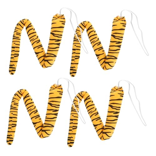 ZUNOXAZ Plüsch Tiger Realistisches Cosplay Kostüm Accessoire für Halloween Themenpartys Bühnenauftritte und Faschingskostüme von ZUNOXAZ
