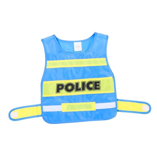 ZUNOXAZ Polizeiweste Cosplay Kostüm aus Stoff Sichere Bequeme Polizei Uniform für Jungen und Mädchen Realistische Rollenspiel Verkleidung für Fasching Karneval Kostümparty und Bühne ZUNOXAZ Polizeiweste Cosplay Kostüm aus Stoff Sichere Bequeme Polizei Uniform für Jungen und Mädchen Realistische Rollenspiel Verkleidung für Fasching Karneval Kostümparty und Bühne von ZUNOXAZ