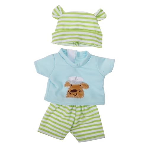 ZUNOXAZ Puppe anziehen Kleidung Neugeborenes Babypuppenmütze Pullover für Puppen -Overall-Shorts Plüschpuppenkleider Neugeborenen-Kleid-Outfits Mädchen-Puppenanzug Baumwolle Hellgrün ZUNOXAZ Puppe anziehen Kleidung Neugeborenes Babypuppenmütze Pullover für Puppen -Overall-Shorts Plüschpuppenkleider Neugeborenen-Kleid-Outfits Mädchen-Puppenanzug Baumwolle Hellgrün von ZUNOXAZ