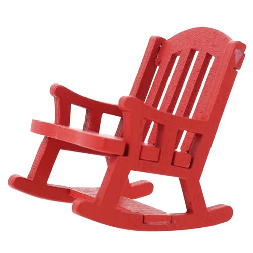 ZUNOXAZ Puppenhaus Möbel Retro Design Rotes Modell für Mini Haus Dekoration und DIY Miniatur Sammlung ZUNOXAZ Puppenhaus Möbel Retro Design Rotes Modell für Mini Haus Dekoration und DIY Miniatur Sammlung von ZUNOXAZ