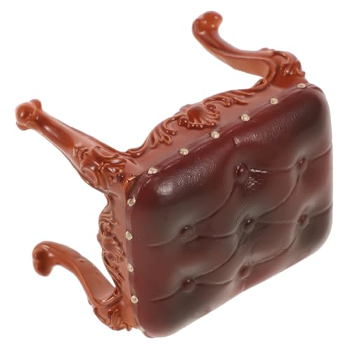 ZUNOXAZ Mini Klassische Möbel Für Puppenhaus Dekorative Puppenhaus Stuhl PVC Miniatur Stuhl von ZUNOXAZ
