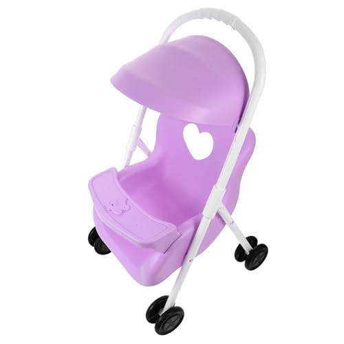 ZUNOXAZ Puppenwagen Zubehör Realistischer Kinderwagen für Puppen Dekoratives für Puppenhäuser und DIY Projekte für Kreative Spielideen und Heimdekoration Vibrante Farbe Traubenlila ZUNOXAZ Puppenwagen Zubehör Realistischer Kinderwagen für Puppen Dekoratives für Puppenhäuser und DIY Projekte für Kreative Spielideen und Heimdekoration Vibrante Farbe Traubenlila von ZUNOXAZ