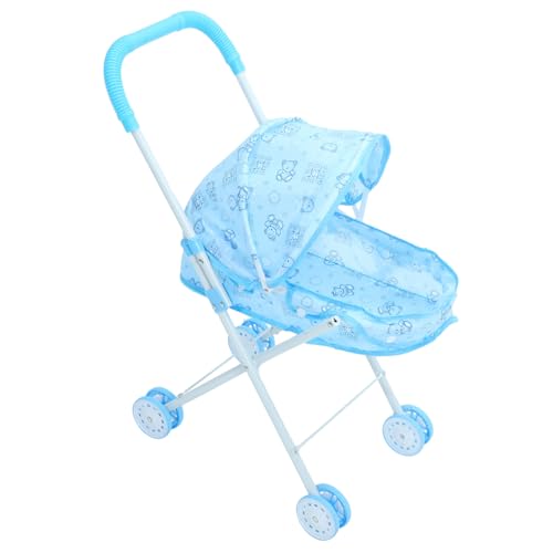 ZUNOXAZ Puppenwagen für Realistischer Handwagen mit Glatten Rädern für Rollenspiele und Kreative Aktivitäten Perfektes Zubehör für Puppen und Miniaturmöbel Blauer Bär ZUNOXAZ Puppenwagen für Realistischer Handwagen mit Glatten Rädern für Rollenspiele und Kreative Aktivitäten Perfektes Zubehör für Puppen und Miniaturmöbel Blauer Bär von ZUNOXAZ