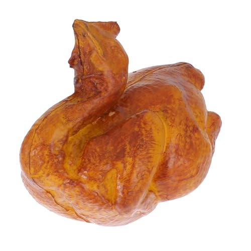 ZUNOXAZ Realistische Deko Brathähnchen Figur Lifelike Lehrmittel und Fotorequisite Braun für Küche und von ZUNOXAZ