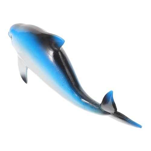 ZUNOXAZ Realistische Delfin Figur Kunststoff Dekoration für Garten und Schreibtisch Detailgetreue Meeresbewohner Skulptur als Landschafts Stranddeko Handliches Aquarium Ornament von ZUNOXAZ