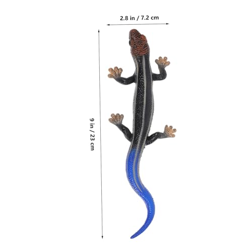 ZUNOXAZ Realistische Reptilienfigur Gartenfigur Deko Lizard Modell Handgefertigt Detailgetreu Vielseitig für Outdoor und Innenbereich Dekoration Halloween April Fools Party Requisite von ZUNOXAZ