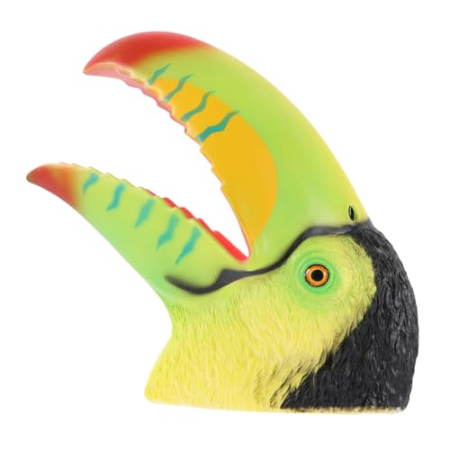 ZUNOXAZ Realistische Toucan Handpuppe für Weiches Waschbares Tierhandspielzeug Kreatives Erzählspielzeug zur Frühkindlichen Bildung Interaktives Puppentheater für Jungen und Mädchen von ZUNOXAZ