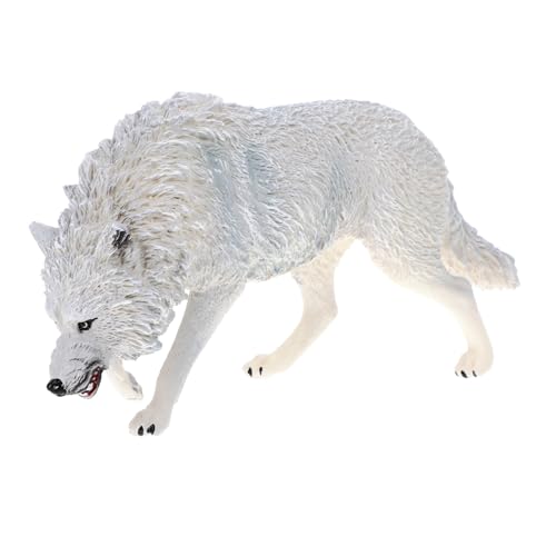 ZUNOXAZ Realistische Wolf Statue Abs Modell Detailreiche Wildlife Tierfigur Dekoratives Kognitives für Kinderzimmer Schreibtisch und Regaldeko ZUNOXAZ Realistische Wolf Statue Abs Modell Detailreiche Wildlife Tierfigur Dekoratives Kognitives für Kinderzimmer Schreibtisch und Regaldeko von ZUNOXAZ