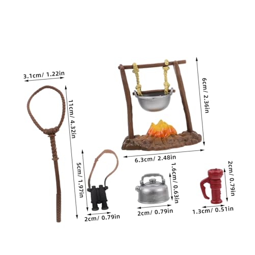 ZUNOXAZ Realistisches Camping spielset für Überlebens Outdoor abenteuermodell aus Lebensechte Miniatur wildnisausrüstung Fördert Fantasie und Spielerisches Lernen ZUNOXAZ Realistisches Camping spielset für Überlebens Outdoor abenteuermodell aus Lebensechte Miniatur wildnisausrüstung Fördert Fantasie und Spielerisches Lernen von ZUNOXAZ