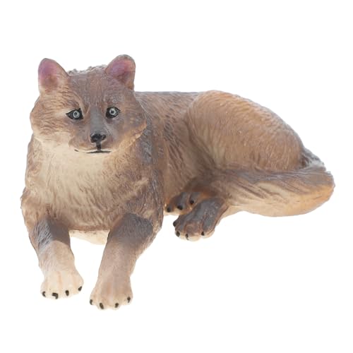 ZUNOXAZ Realistisches Graues Wolfsmodell aus Kunststoff Kleines Wildtierfiguren für Pädagogisches Tierornament zur Wildtier Dekoration und Lernspielzeug ZUNOXAZ Realistisches Graues Wolfsmodell aus Kunststoff Kleines Wildtierfiguren für Pädagogisches Tierornament zur Wildtier Dekoration und Lernspielzeug von ZUNOXAZ