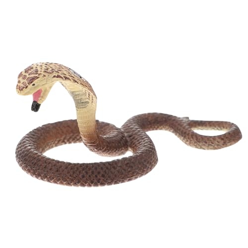ZUNOXAZ Realistisches Plastikschlangen Cobra Modell Detailgetreu Pädagogisch Robustes Kunststoff Tiermodell Lebensecht für Lernen und Halloween Dekoration ZUNOXAZ Realistisches Plastikschlangen Cobra Modell Detailgetreu Pädagogisch Robustes Kunststoff Tiermodell Lebensecht für Lernen und Halloween Dekoration von ZUNOXAZ