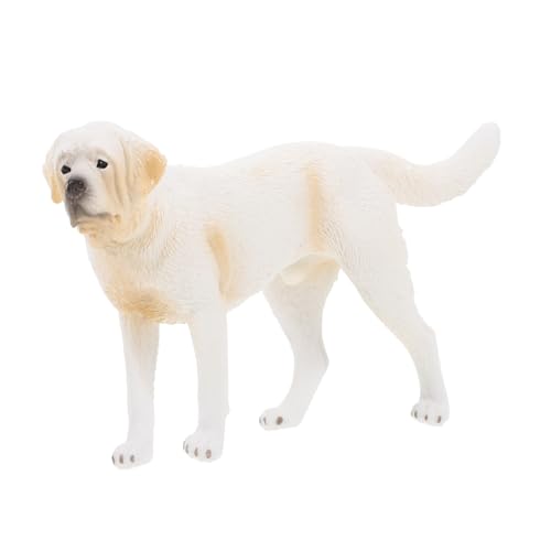 ZUNOXAZ Realistisches Stehendes Hundemodell aus PVC Kinderspielzeug Figurine für Kleinkinder Deko für Zuhause und Garten Sammelfigur Saint Kunststoff Haustier Nachbildung von ZUNOXAZ
