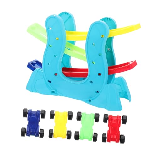 ZUNOXAZ Rennstrecke Kunststoff Auto mit Bunter Bahn Interaktives Lernspielzeug für Kleinkinder Konzentration Hand Auge Koordination und Praktischen Fähigkeiten Geeignet für Jungen und ZUNOXAZ Rennstrecke Kunststoff Auto mit Bunter Bahn Interaktives Lernspielzeug für Kleinkinder Konzentration Hand Auge Koordination und Praktischen Fähigkeiten Geeignet für Jungen und von ZUNOXAZ