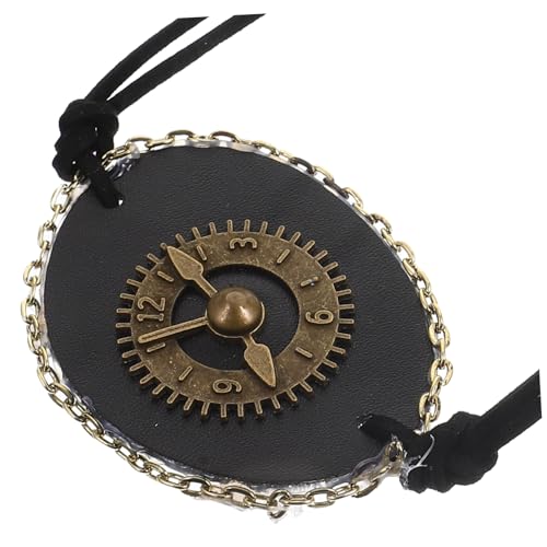 ZUNOXAZ Retro Stil Einzelaugenklappe aus PU für Piraten Cosplay Dekorative Augenabdeckung für Erwachsene Leicht und Atmungsaktiv Halloween Requisite und Fotodeko von ZUNOXAZ