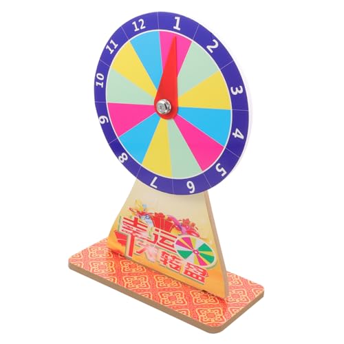 ZUNOXAZ Rotierendes DIY Spielrad mit Ständer Party Spielrad Spielprop Tischplatte Leicht Tragbar Vielseitiges Spiel für Zuhause Events Ausstellungen ZUNOXAZ Rotierendes DIY Spielrad mit Ständer Party Spielrad Spielprop Tischplatte Leicht Tragbar Vielseitiges Spiel für Zuhause Events Ausstellungen von ZUNOXAZ