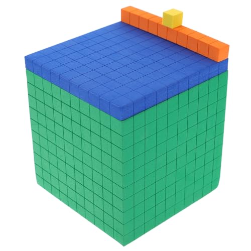 ZUNOXAZ Schaumstoff Mathe bausteine Stufigen Zehnerblöcken für Vorschulkinder Pädagogische Zählwürfel zur Logischen Denkens und Grundrechenarten Sicheres Lernspielzeug für Kindergarten von ZUNOXAZ