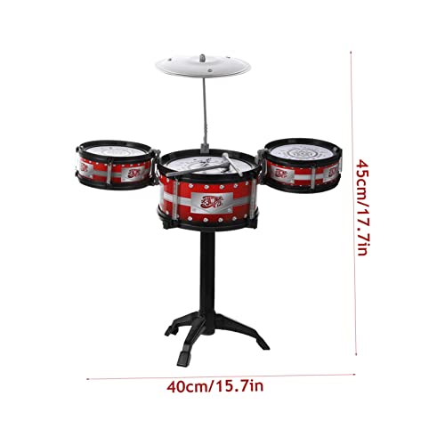 ZUNOXAZ Schlagzeug Set Musikinstrument Trommeln Kunststoff Ab Jahre für Mädchen Jungen Frühes Musiklernen Sicher und Langlebig ZUNOXAZ Schlagzeug Set Musikinstrument Trommeln Kunststoff Ab Jahre für Mädchen Jungen Frühes Musiklernen Sicher und Langlebig von ZUNOXAZ