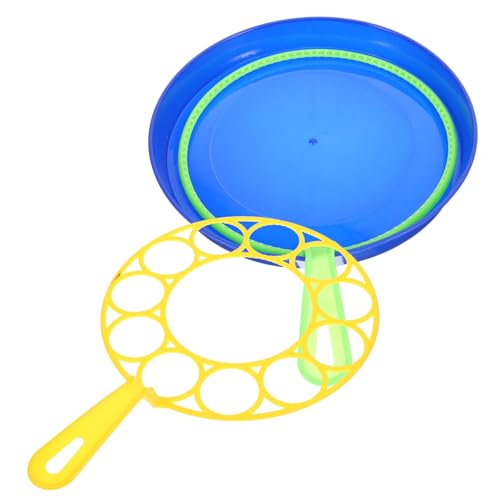 ZUNOXAZ Seifenblasen Set mit Robusten Wands und Praktischem Tray Große Bunte Bubble Maker für Kindergeburtstag Outdoor Spiel und Familienparty Vielseitiges Bubble Tool Set für Garten von ZUNOXAZ